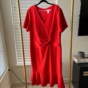 London Times Woman red dress size 18w